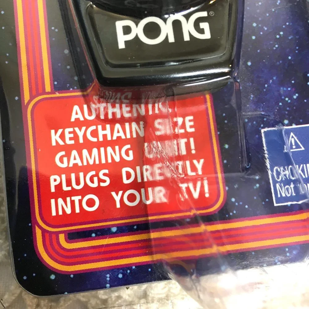 Atari Keychain Pong/Breakout/Warlords Vtg 2006